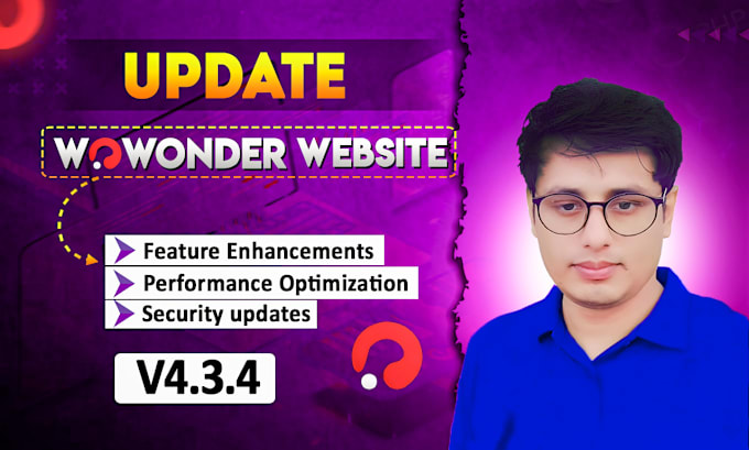 Gig Preview - Update wowonder website to latest version