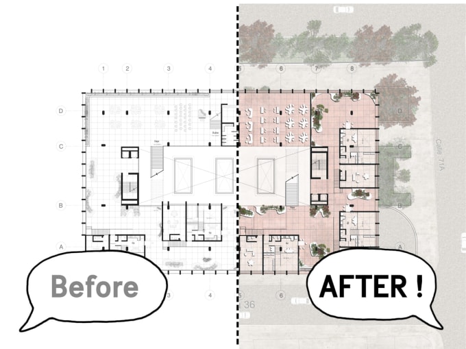 Bestseller - turn your vector plans into stunning textured plans