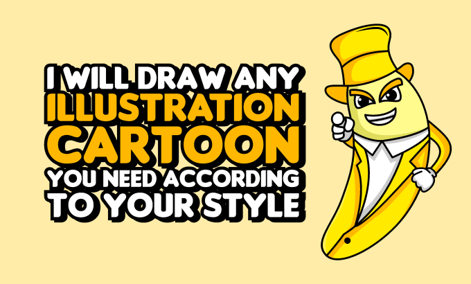 Gig Preview - Draw any illustrations cartoon in your style