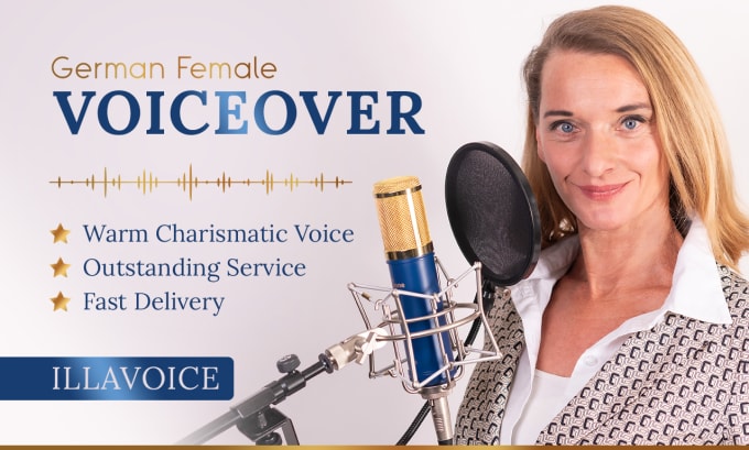 Bestseller - record a female german voice over with my charming voice