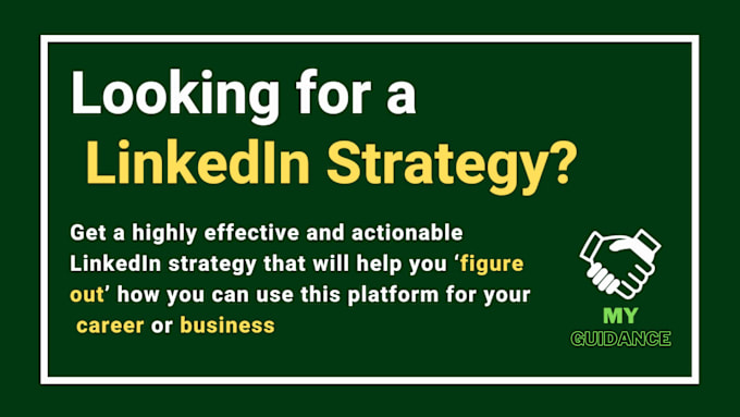 Gig Preview - Provide a linkedin strategy