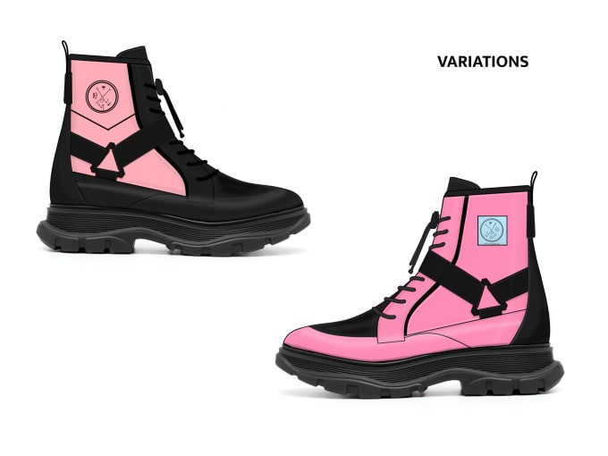 Gig Preview - Design a sneaker concept for you