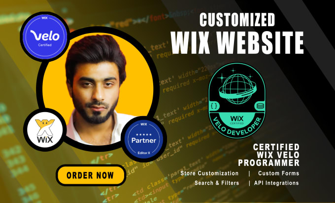 Gig Preview - Develop wix website using wix velo, wix code and databases