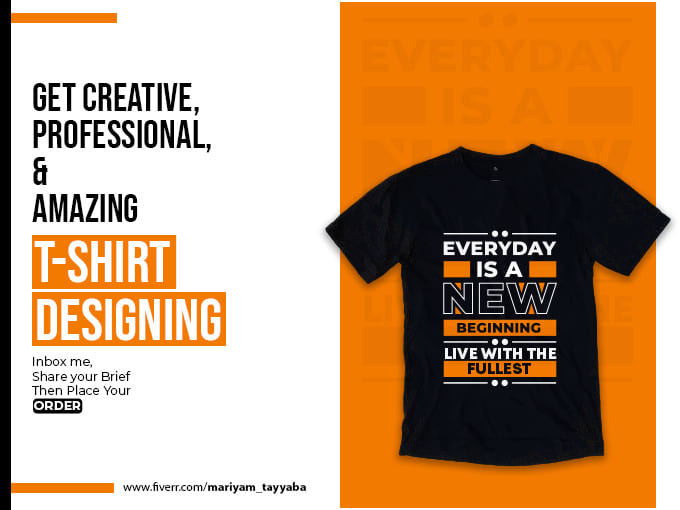 Gig Preview - Create a trendy minimal and typography t shirt design