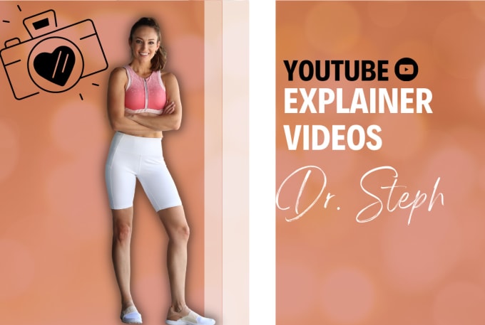 Gig Preview - Be your female model for explainer youtube videos