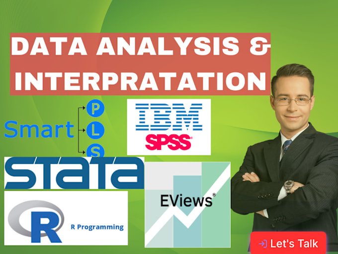 Gig Preview - Do analysis of your data in r, python, spss, stata, eviews, amos or excel