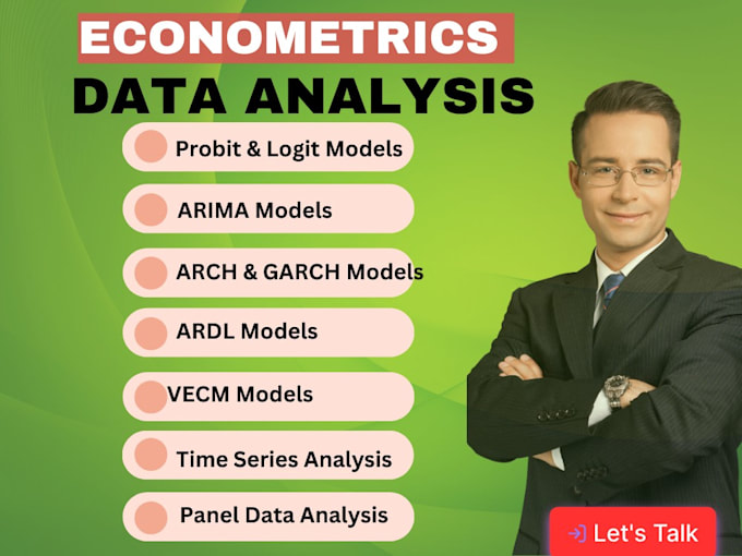 Gig Preview - Do econometrics data analysis probit logit arima garch ardl vecm