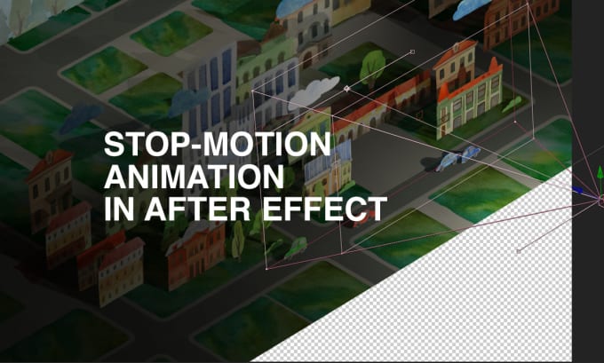 Gig Preview - Create a paper stop motion animation in after effects