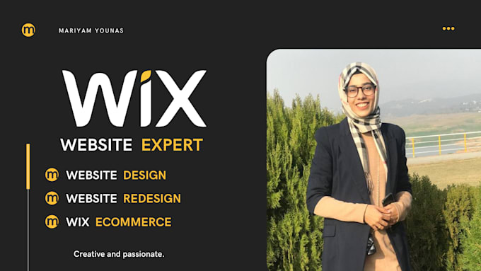 Gig Preview - Design or redesign wix website and wix ecommerce website