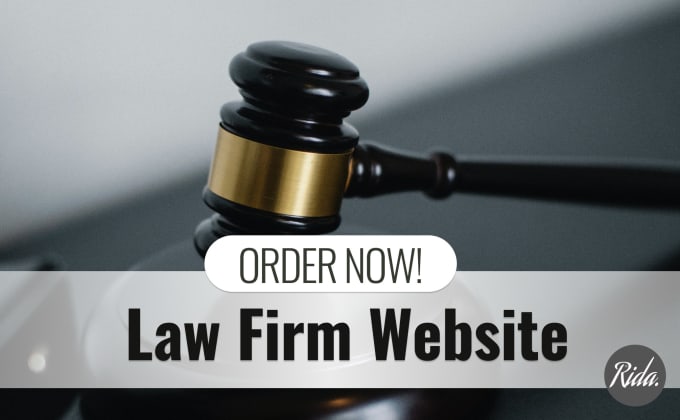 Gig Preview - Design develop business website for law firm, lawyer, legal attorney or advocate