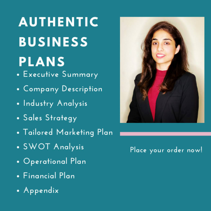 Gig Preview - Write authentic business plans