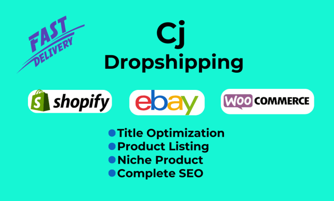 Gig Preview - Upload products or product listings of cj dropshipping on your store