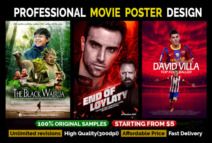 Bestseller - design professional movie posters and all poster design