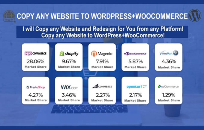 Gig Preview - Redesign copy your idea website