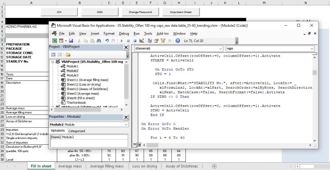 Gig Preview - Automate excel spreadsheets using vba coding, advance formulae