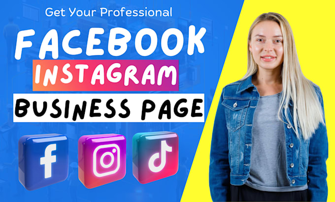 Bestseller - do facebook business page create and setup, instagram page