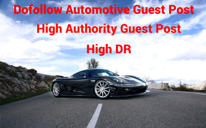 Gig Preview - Publish guest post on automotive car transport blog high da60 dofollow SEO link