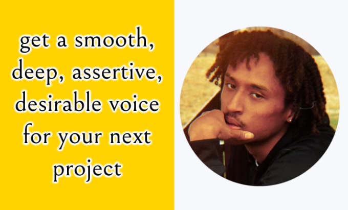 Gig Preview - Record a deep, african american male voiceover in english