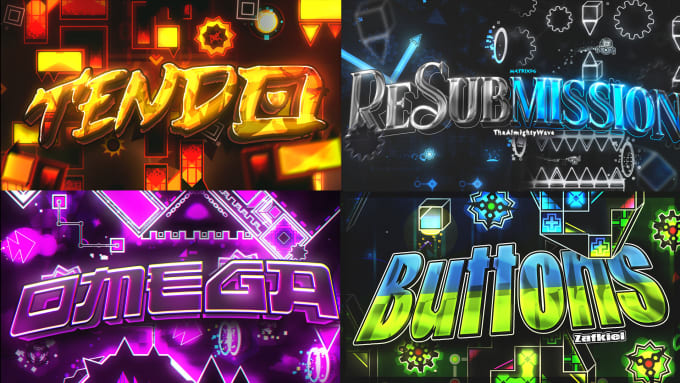 Gig Preview - Design you a clean geometry dash thumbnail