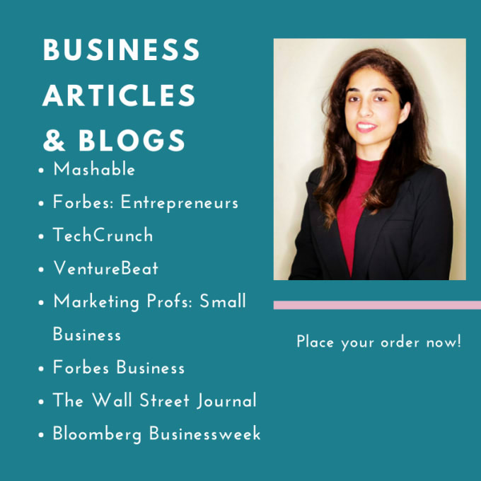 Gig Preview - Write business articles and blogs