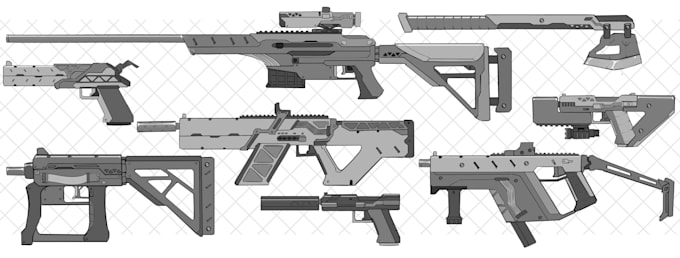 Gig Preview - 2d draw concept weapon