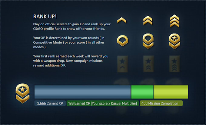 Cs go fast profile rank up best free csgo betting sites