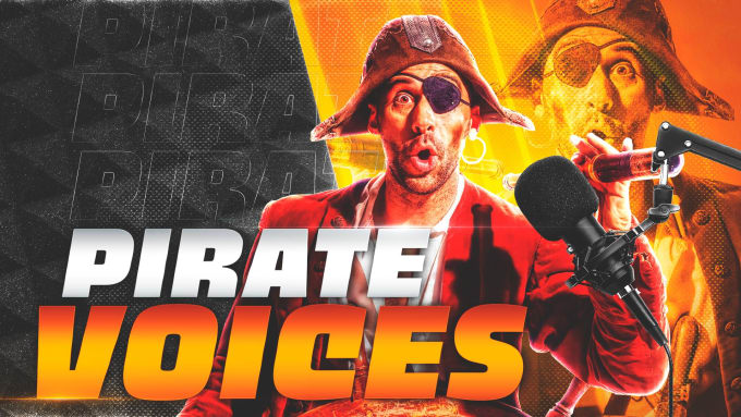 Gig Preview - Do an awesome, hilarious pirate voice over for you