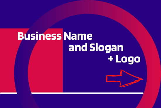 Gig Preview - Brainstorm a business name and slogan, logo