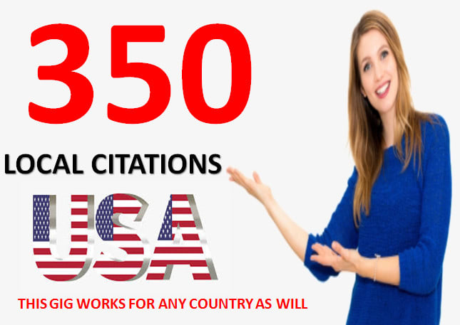 Gig Preview - Do top 350 USA local citations for gmb ranking and directory submission