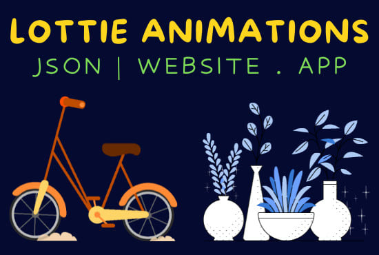 Gig Preview - Make lottie animation icons for website app