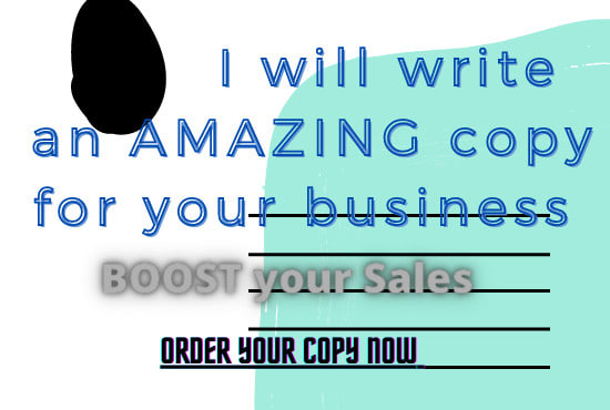 Gig Preview - Be your business copywriter