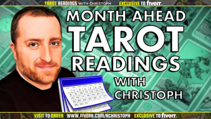 Gig Preview - Give a month ahead tarot card reading on video in 24h