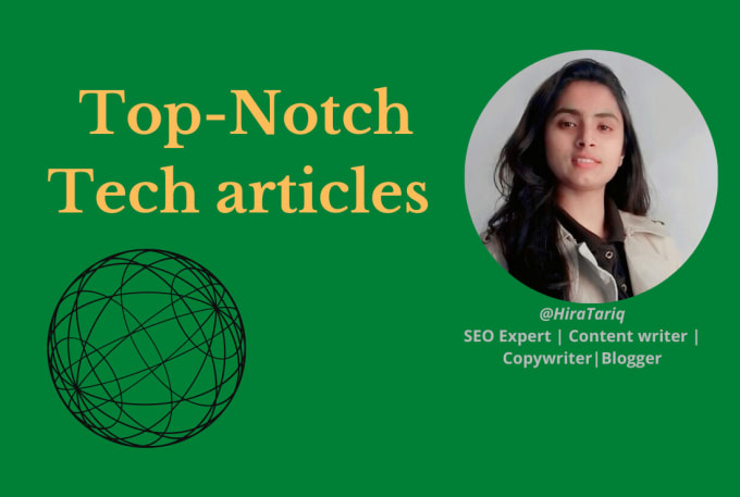 Gig Preview - Write top notch tech articles and blog post