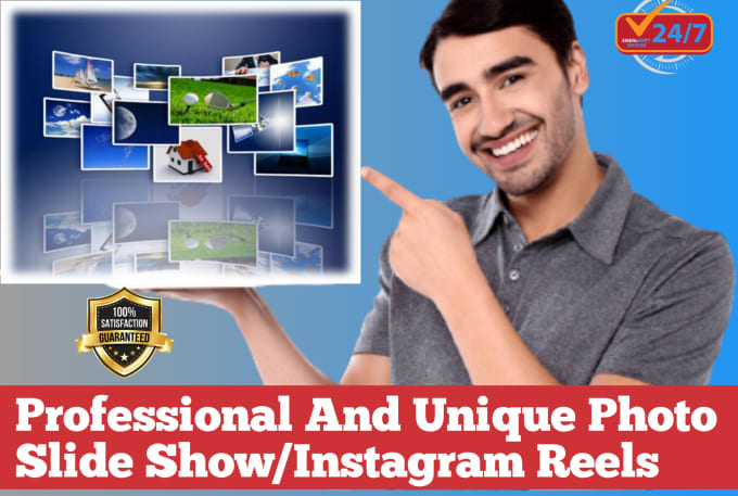 Gig Preview - Create photo slideshow, video slideshow and instagram reels