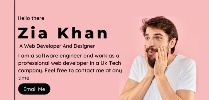 Gig Preview - Be your front web developer and designer