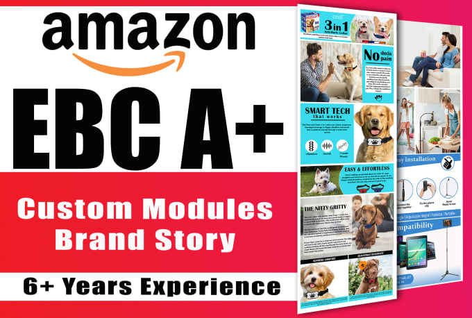 Gig Preview - Design amazon ebc enhanced brand content and a plus