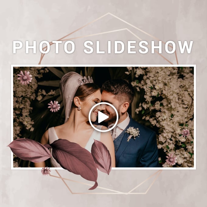 Gig Preview - Create a picture slideshow for wedding