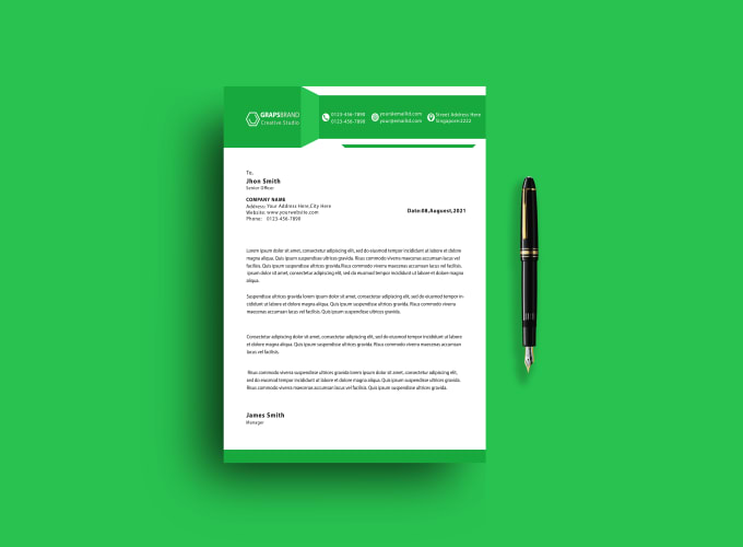 Gig Preview - Design invoice, letterhead and branding stationary