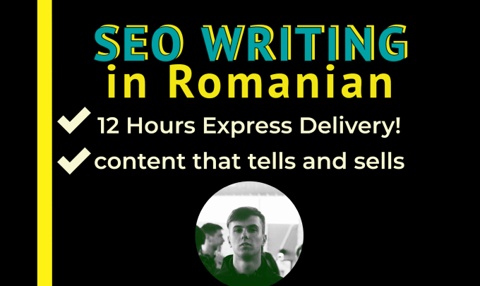 Gig Preview - Write SEO optimized texts for your site in romanian and russian