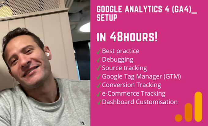 Gig Preview - Do ga4 google analytics setup with tag manager in 48 hours