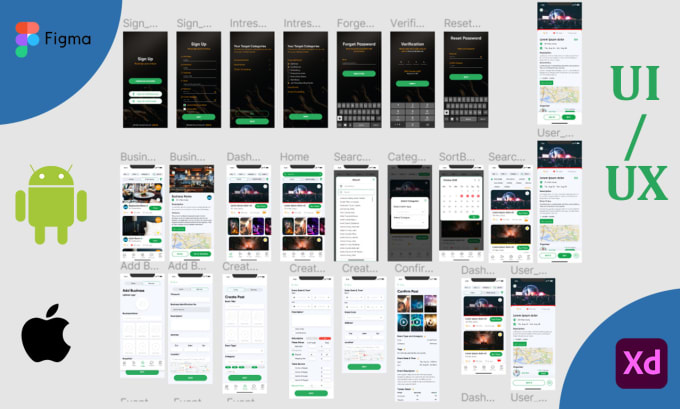 Gig Preview - Design web and mobile app uiux prototype in figma