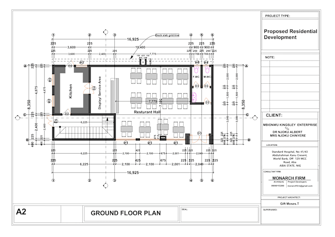 Gig Preview - Design professional  architectural draft, detailed  drawings