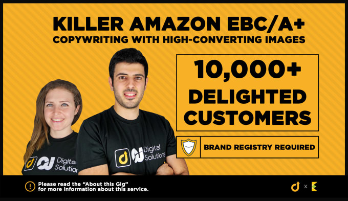 Gig Preview - Design a killer ebc enhanced brand content amazon listing