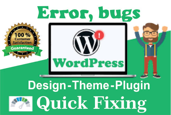 Gig Preview - Fix, repair and create responsive wordpress website