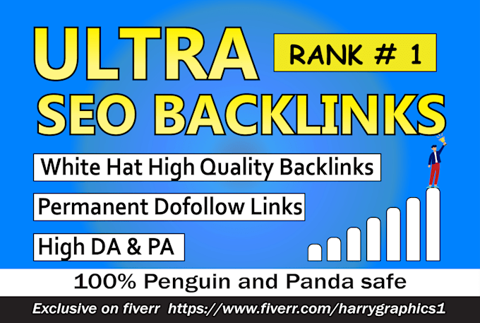 Gig Preview - Build high authority white hat seo backlink,1 google ranking