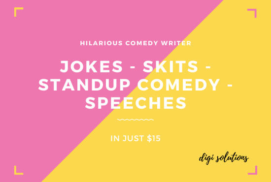 Bestseller - write hilarious skits and comedy jokes