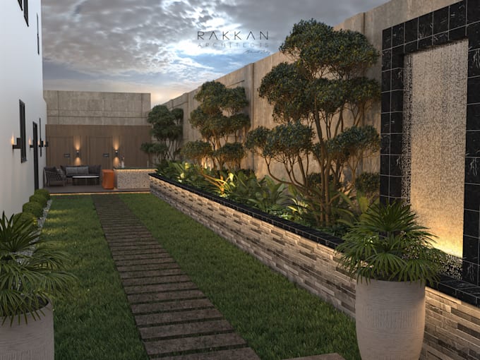 Gig Preview - Design and render your landscape design