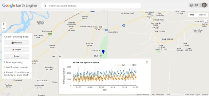 Gig Preview - Design gee apps for remote sensing