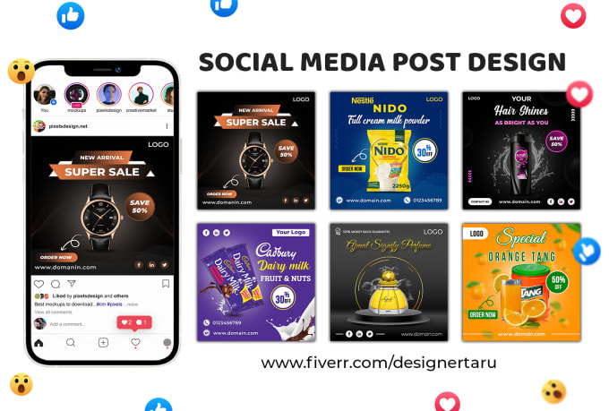 Gig Preview - Design amazing social media post,flyer,ads for your product