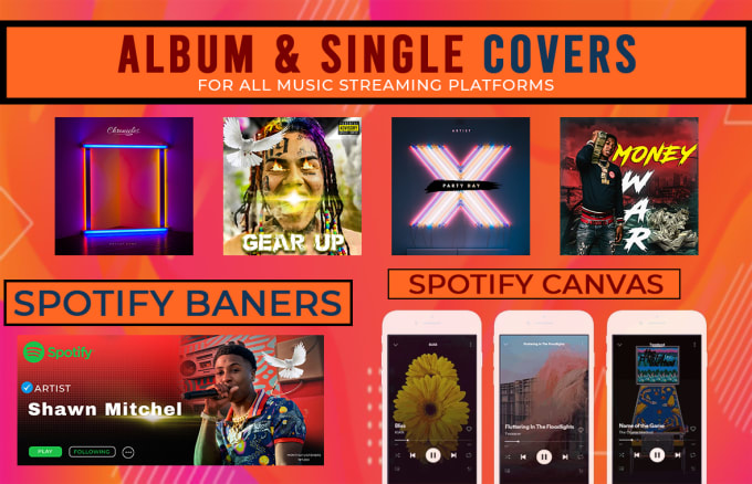 Gig Preview - Design  spotify banners and album covers